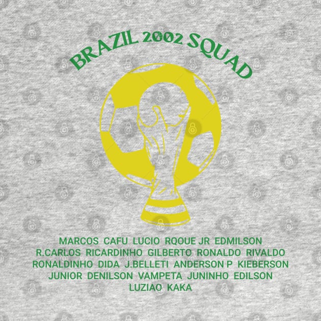 Brazil 2002 Squad by kindacoolbutnotreally